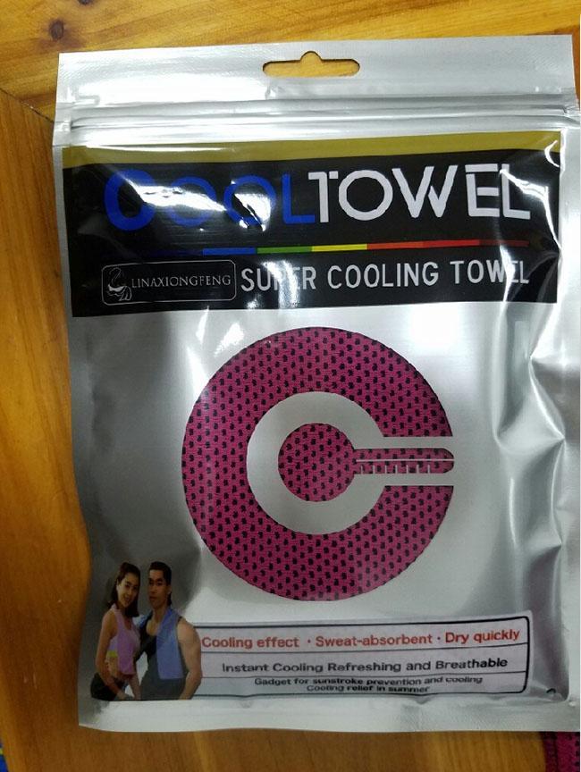 Summer cold towel quick exercise cooling fiess running sweat absorption and outdoor climbing sports easy to carry Free shipping