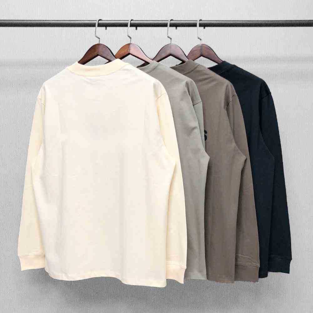 High Quality double thread essentials long sleeve back three dimensional letter high street loose couple T-shirt, Black cyan (larger than pure black)
High Quality double thread essentials long sleeve back three dimensional letter high street loose couple T-shirt, Black cyan (larger than pure black)