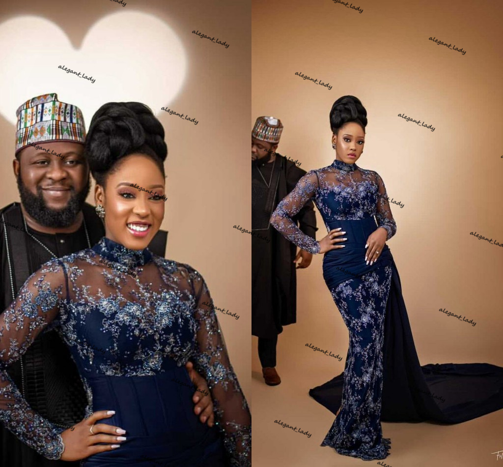 Elegant Lace Aso Ebi Prom Dresses plus size hign neck Long Sleeves Mermaid With sweep Train Navy Blue african Evening Gowns, Lavender
Elegant Lace Aso Ebi Prom Dresses plus size hign neck Long Sleeves Mermaid With sweep Train Navy Blue african Evening Gowns, Lavender