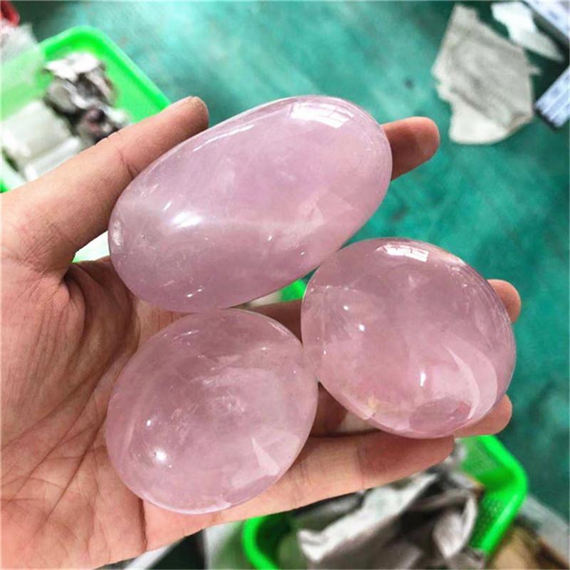 Decorative Objects & Figurines Pink Crystals Natural Healing Quartz Rose Crystal Palm Stones For Sale
Decorative Objects & Figurines Pink Crystals Natural Healing Quartz Rose Crystal Palm Stones For Sale