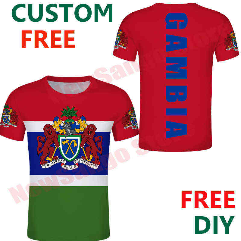 Gambia t shirt men t shirt Ccustom name number gmb men t shirt print text county flag team photo clothing X0602, Gambia05
Gambia t shirt men t shirt Ccustom name number gmb men t shirt print text county flag team photo clothing X0602, Gambia05
