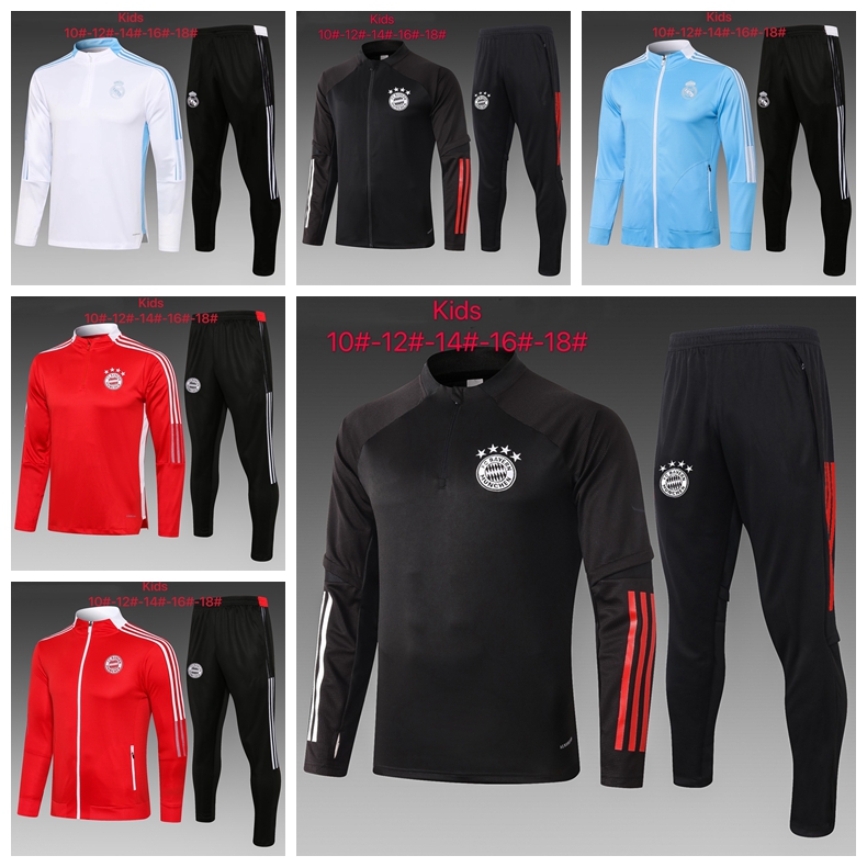 21/22 Kids Real Frances Bayernes Marseilles Soccer Madrid Full Zipper Jacket Football Tracksuits maillot foot Survetement Chandal Training Suit B01, Gray;blue
21/22 Kids Real Frances Bayernes Marseilles Soccer Madrid Full Zipper Jacket Football Tracksuits maillot foot Survetement Chandal Training Suit B01, Gray;blue