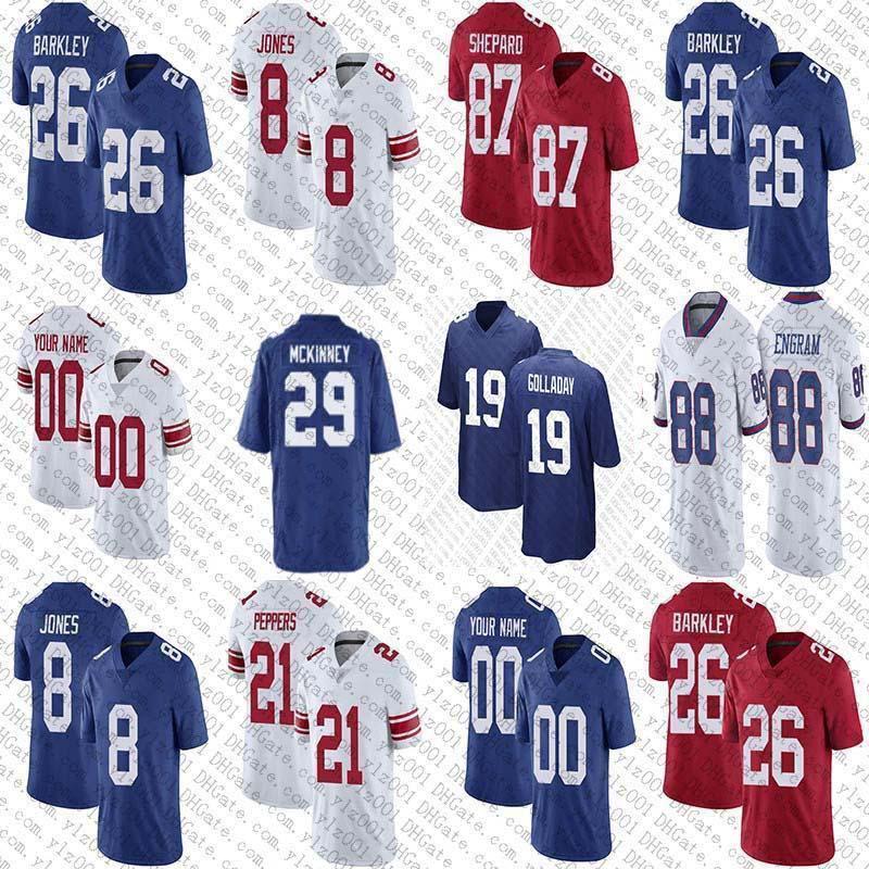 19 Kenny Golladay Custom Football Jersey 26 Saquon Barkley 21 Jabrill Peppers 8 Daniel Jones 24 James Bradberry 82 Kyle Rudolph Evan Engram, Black;red
19 Kenny Golladay Custom Football Jersey 26 Saquon Barkley 21 Jabrill Peppers 8 Daniel Jones 24 James Bradberry 82 Kyle Rudolph Evan Engram, Black;red