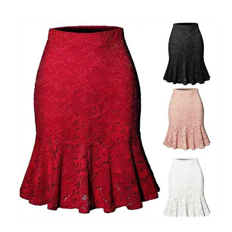 Woman Skirts Mini Mermaid Skirt High Waist Slim Fit Elegant Skirts Summer Office Bottoms Fishtail Knee-length Woemn Lace Skirt AA220302, Army green
Woman Skirts Mini Mermaid Skirt High Waist Slim Fit Elegant Skirts Summer Office Bottoms Fishtail Knee-length Woemn Lace Skirt AA220302, Army green