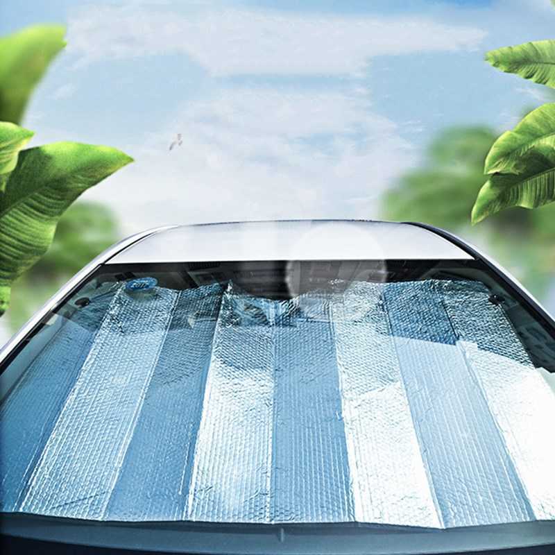 New Car block sunscreen insulation car sun visor curtain summer glass reflective mesh cover front and rear gear accessories