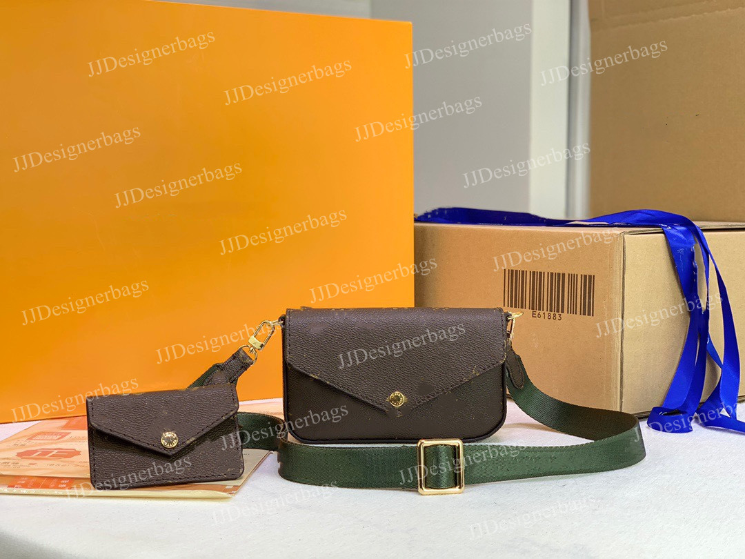 2021 Multi Pochette Designers fashion bag women crossbody bags shoulder Genuine Real Leather Vintage Clutch handbag felicie strap go 80091 with box chain wallets, Green strap
2021 Multi Pochette Designers fashion bag women crossbody bags shoulder Genuine Real Leather Vintage Clutch handbag felicie strap go 80091 with box chain wallets, Green strap