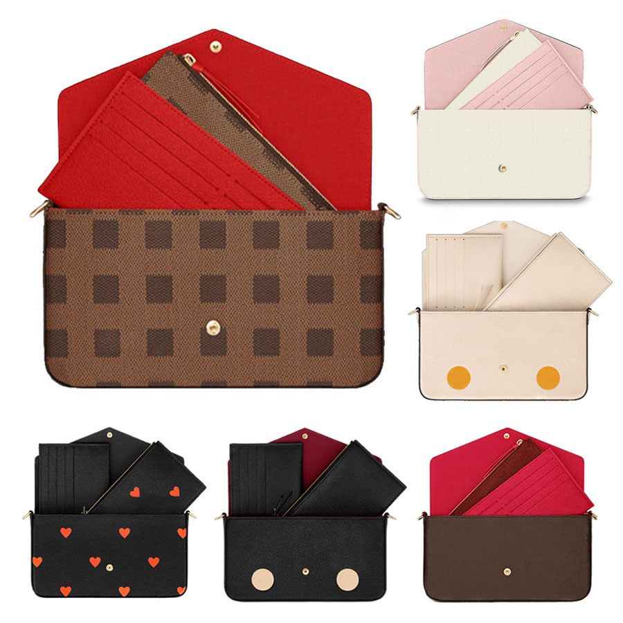 3pcs/set Chain Bags Card Wallets Fashion Brand Mini Women Shoulder Handbag Luxurys Designers Crossbody Bag Purse Cosmetic Handbags BAGS1861
3pcs/set Chain Bags Card Wallets Fashion Brand Mini Women Shoulder Handbag Luxurys Designers Crossbody Bag Purse Cosmetic Handbags BAGS1861