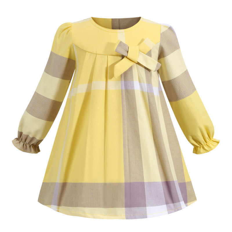 Autumn Girls Dresses Designer Clothing Cotton Children Long Sleeve Dresses Costume Kids Baby Girls Plaid Bow Dress, Khaki 01
Autumn Girls Dresses Designer Clothing Cotton Children Long Sleeve Dresses Costume Kids Baby Girls Plaid Bow Dress, Khaki 01