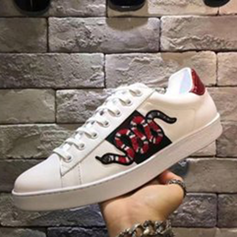 Italy Men Women Sneaker Casual Shoes Top Quality Snake Chaussures Leather Sneakers Ace Bee Embroidery Stripes Shoe Walking Sports, 3 no box
Italy Men Women Sneaker Casual Shoes Top Quality Snake Chaussures Leather Sneakers Ace Bee Embroidery Stripes Shoe Walking Sports, 3 no box