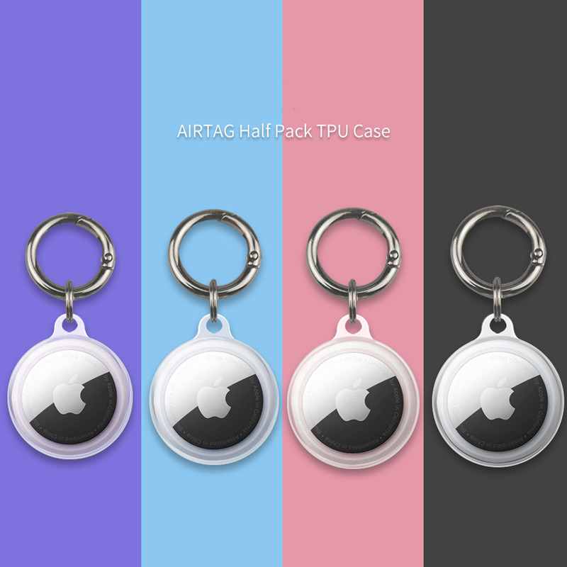 Transparent AirTag Trackers Case Loop Soft TPU Silicone Protective Cases Anti-lost Device Finder Keychain Tracker Protect Cover with Buckle Scratch Resistant
Transparent AirTag Trackers Case Loop Soft TPU Silicone Protective Cases Anti-lost Device Finder Keychain Tracker Protect Cover with Buckle Scratch Resistant