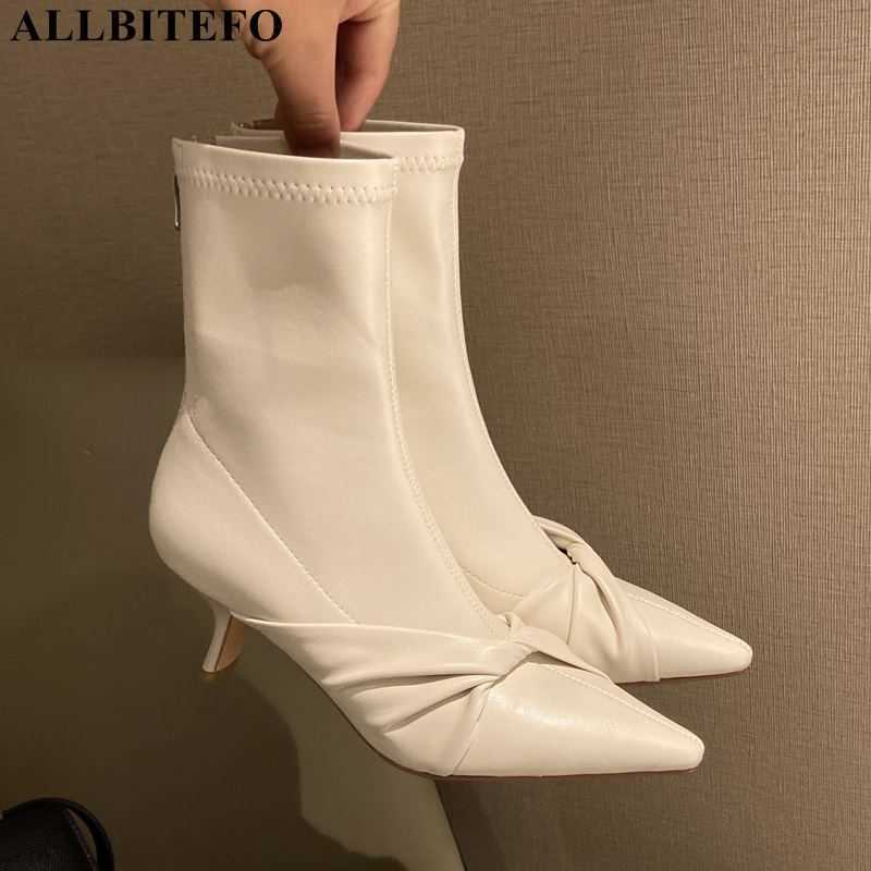 ALLBITEFO high quality Elastic material autumn fashion sexy ankle boots for women brand high heel shoes women boots women shoes 210611, As picture
ALLBITEFO high quality Elastic material autumn fashion sexy ankle boots for women brand high heel shoes women boots women shoes 210611, As picture
