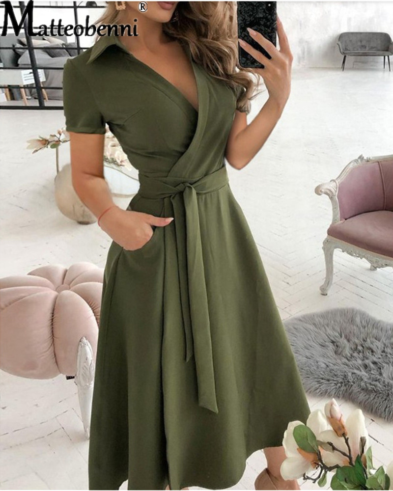 Summer Fashion Short Sleeved Deep V-Neck Letter Printed Maxi Dress Female High Waist With Belt Long Dresses Womens Clothing, Khaki
Summer Fashion Short Sleeved Deep V-Neck Letter Printed Maxi Dress Female High Waist With Belt Long Dresses Womens Clothing, Khaki