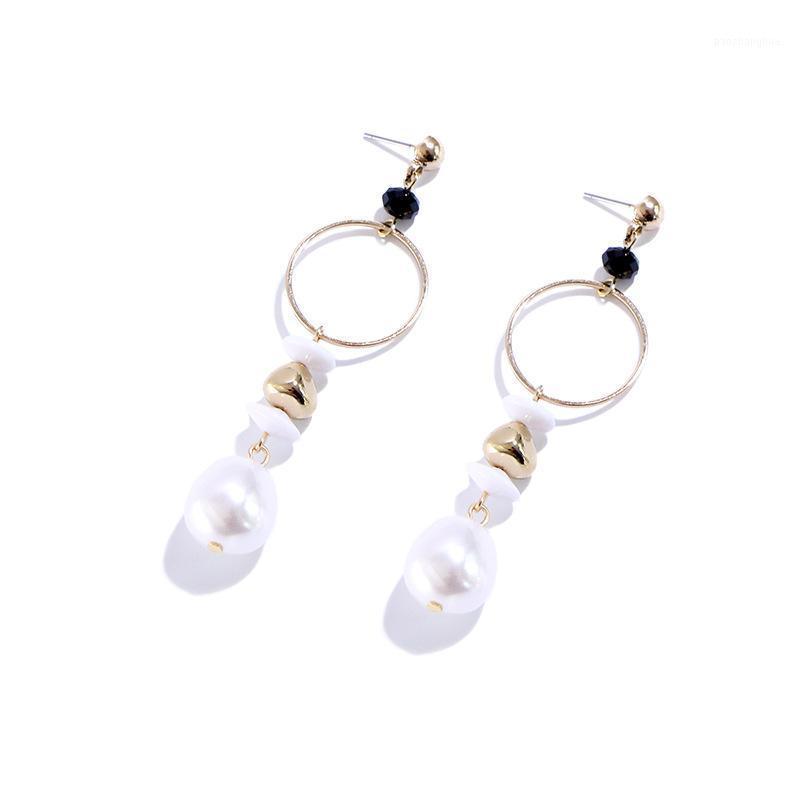 Stud 2022 Korean Fashion Long Earrings For Women Round Simple Crystal Imitation Pearl Metal Gift Wholesale, Golden;silver
Stud 2022 Korean Fashion Long Earrings For Women Round Simple Crystal Imitation Pearl Metal Gift Wholesale, Golden;silver