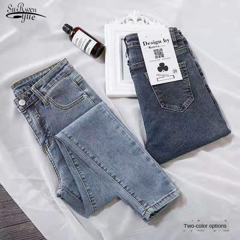 Autumn Jean Female Woman High Waist Jeans Blue Vintage Skinny Pencil Pants for Denim Trousers Boyfriend Style 10837 210521, Light blue
Autumn Jean Female Woman High Waist Jeans Blue Vintage Skinny Pencil Pants for Denim Trousers Boyfriend Style 10837 210521, Light blue