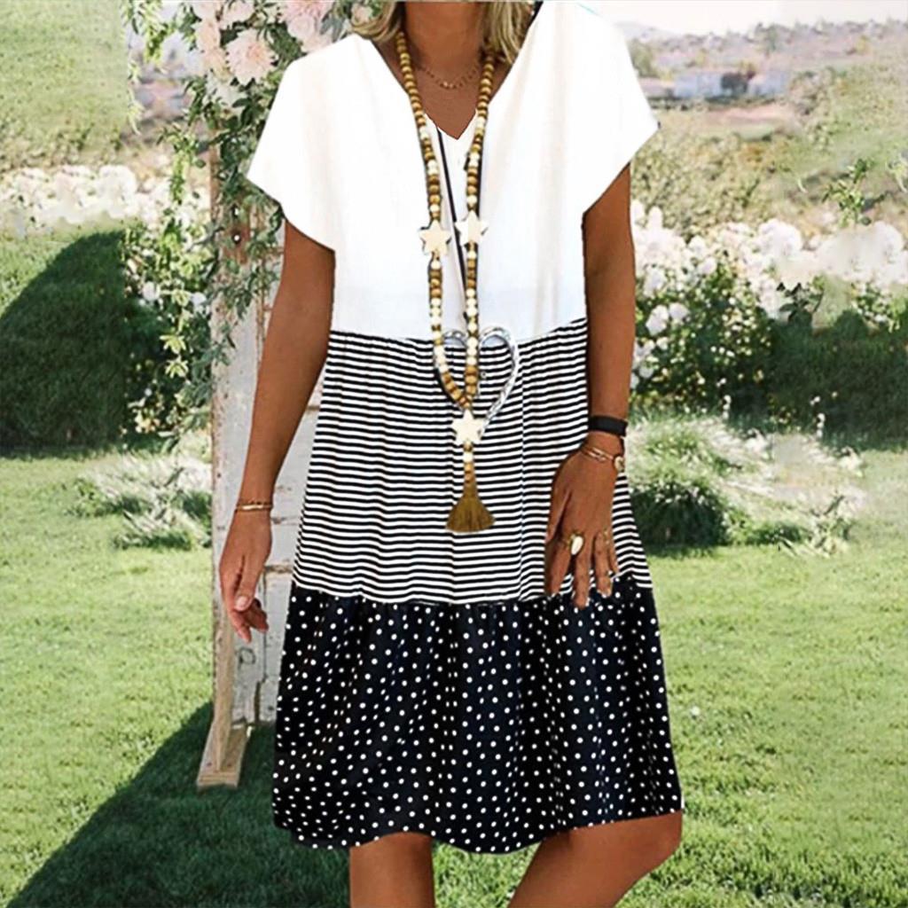 women womens dress boho loose plus size dresses female summer style cotton casual big ladies sundress feminino vestido t1q, Black;gray
women womens dress boho loose plus size dresses female summer style cotton casual big ladies sundress feminino vestido t1q, Black;gray