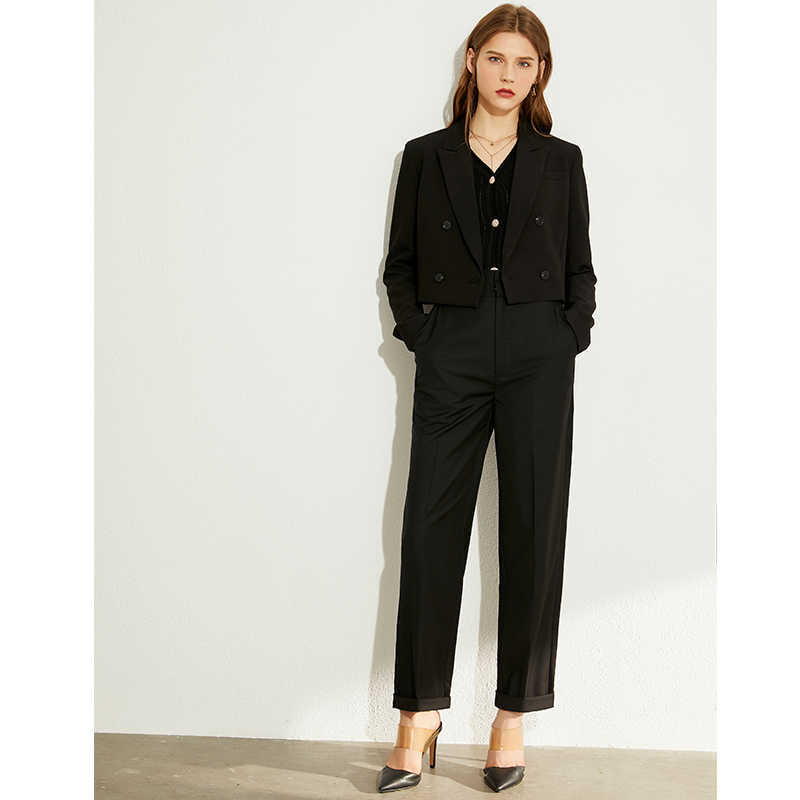 Minimalism Autumn OLstyle Fashion Solid Loose Women Pants Causal High Waist Female Long trousers 12040199 210527