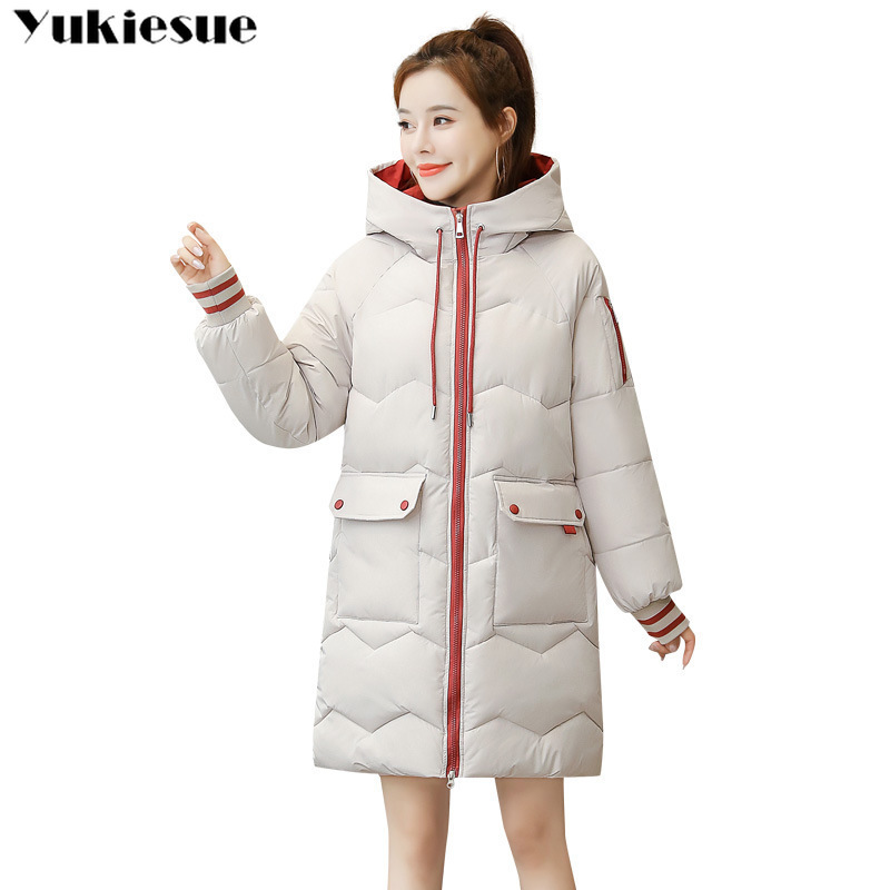 High Quality Winter Jacket Women Parker Thick Down Cotton Large Size Mid-Long Hooded Outerwear Warm Coat 210518, Rust red
High Quality Winter Jacket Women Parker Thick Down Cotton Large Size Mid-Long Hooded Outerwear Warm Coat 210518, Rust red