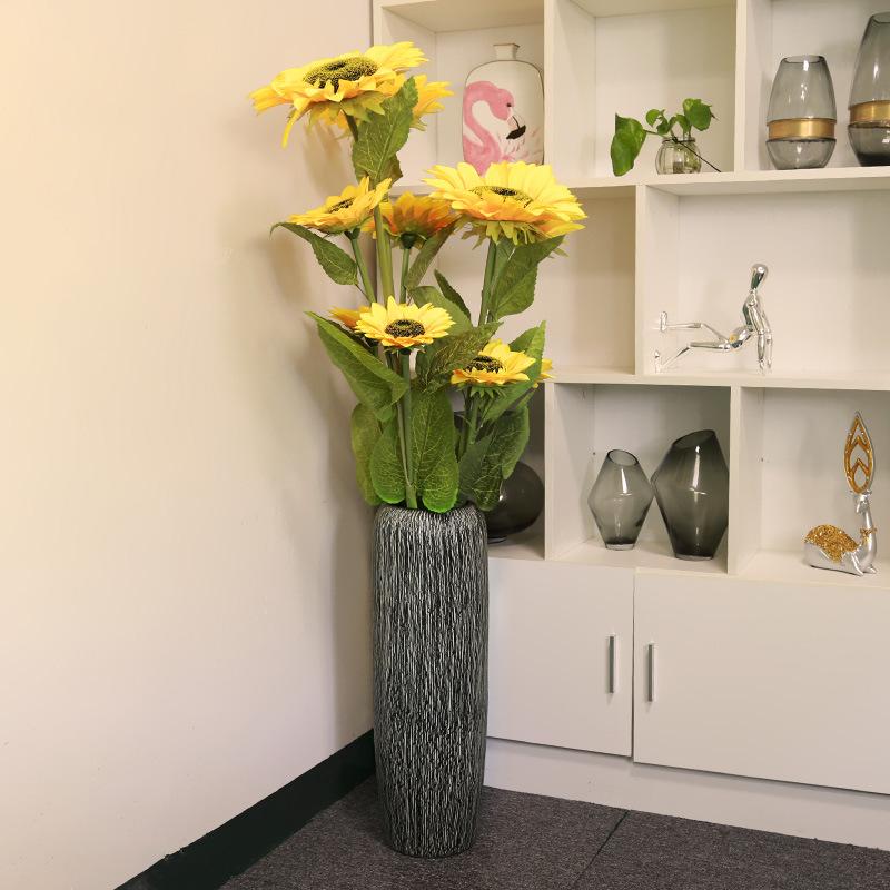 Vases Ceramic Floor Large Vase Light Luxury Variety Of Living Room Decoration Flower Arrangement Home Furnishings European Decorations