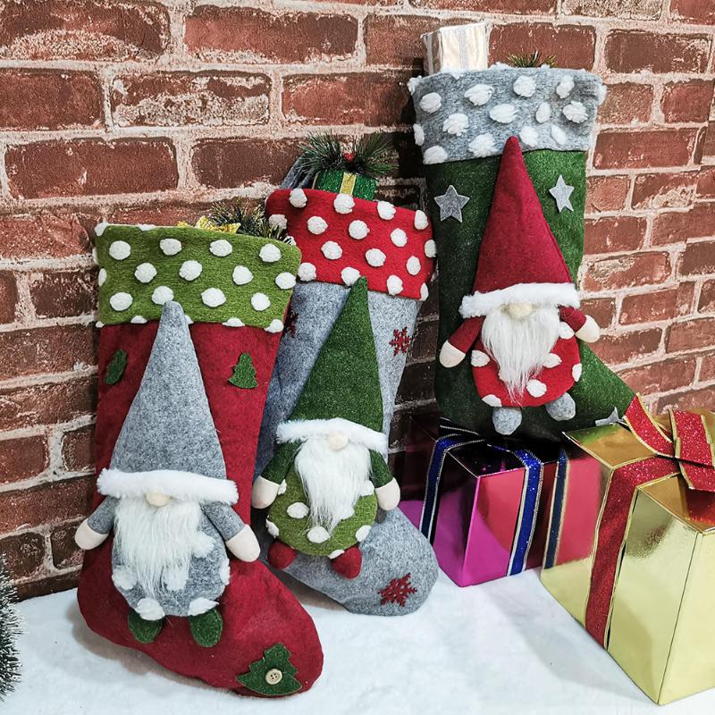 Christmas Decorations Stocking Socks 3D Faceless Doll Pendant Candy Gift Bag Fireplace Tree Decoration Year 2022
Christmas Decorations Stocking Socks 3D Faceless Doll Pendant Candy Gift Bag Fireplace Tree Decoration Year 2022