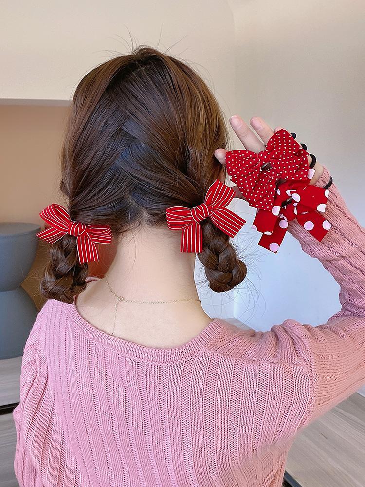 Hair Clips & Barrettes 2021 Girls Red Butterfly Knot Rope Love Wave Spot Circle Girl Double Horsetail Head Fashion Accessories, Golden;silver
Hair Clips & Barrettes 2021 Girls Red Butterfly Knot Rope Love Wave Spot Circle Girl Double Horsetail Head Fashion Accessories, Golden;silver