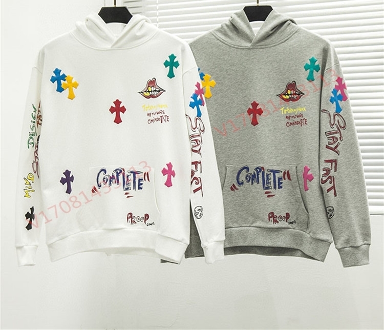 hearts croxin Chrome graffiti letter cross men's and women's Hooded Sweater coats, Black
hearts croxin Chrome graffiti letter cross men's and women's Hooded Sweater coats, Black