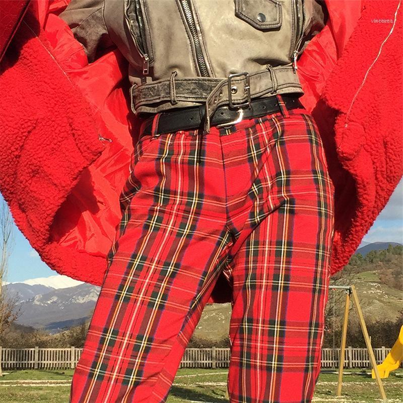 Women's Pants & Capris Calelinka Women Punk Streetwear Red Plaid Striaght Gothic Harajuku Long Trousers Casual Hip Hop Slim Pant Fashion1, Black;white
Women's Pants & Capris Calelinka Women Punk Streetwear Red Plaid Striaght Gothic Harajuku Long Trousers Casual Hip Hop Slim Pant Fashion1, Black;white
