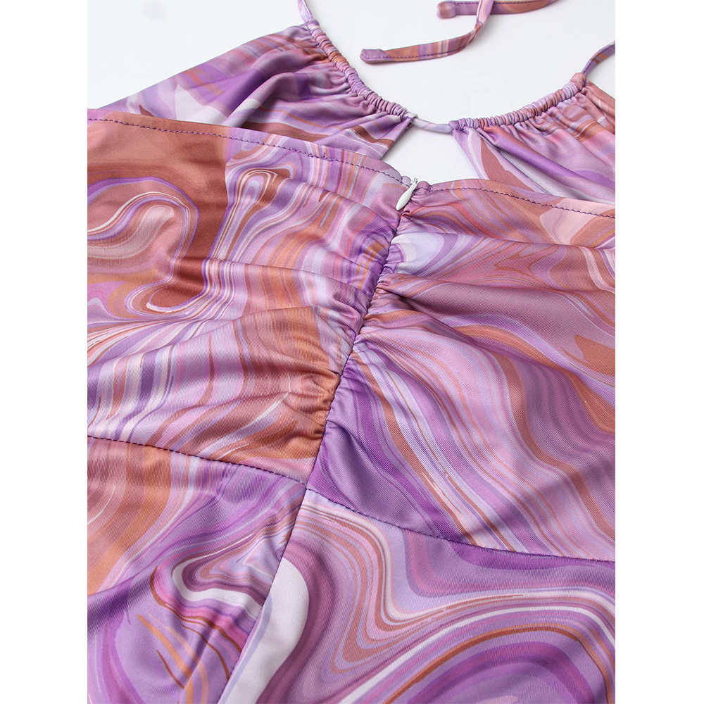 Summer Dress Women Hollow Out Corset Dress Woman elegant Casual Fashion Chic Lady Sexy Beach Prom dress robe femme 210709