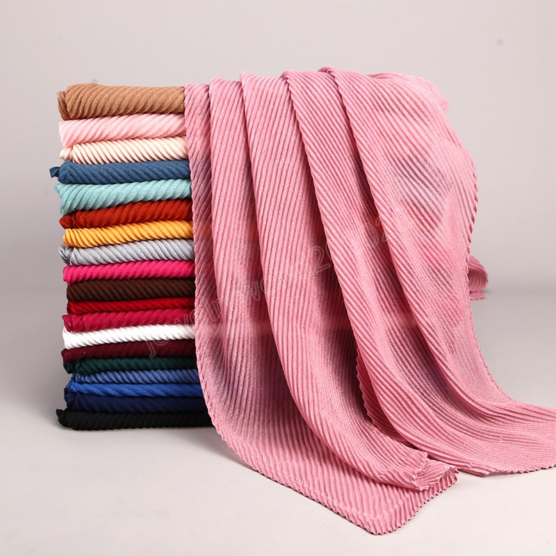 Over Size Women Wrinkle Crinkle Bubble Cotton Scarf Muslim Hijab Scarf Turban Head Wrap Solid Color Pleated Scarves
Over Size Women Wrinkle Crinkle Bubble Cotton Scarf Muslim Hijab Scarf Turban Head Wrap Solid Color Pleated Scarves