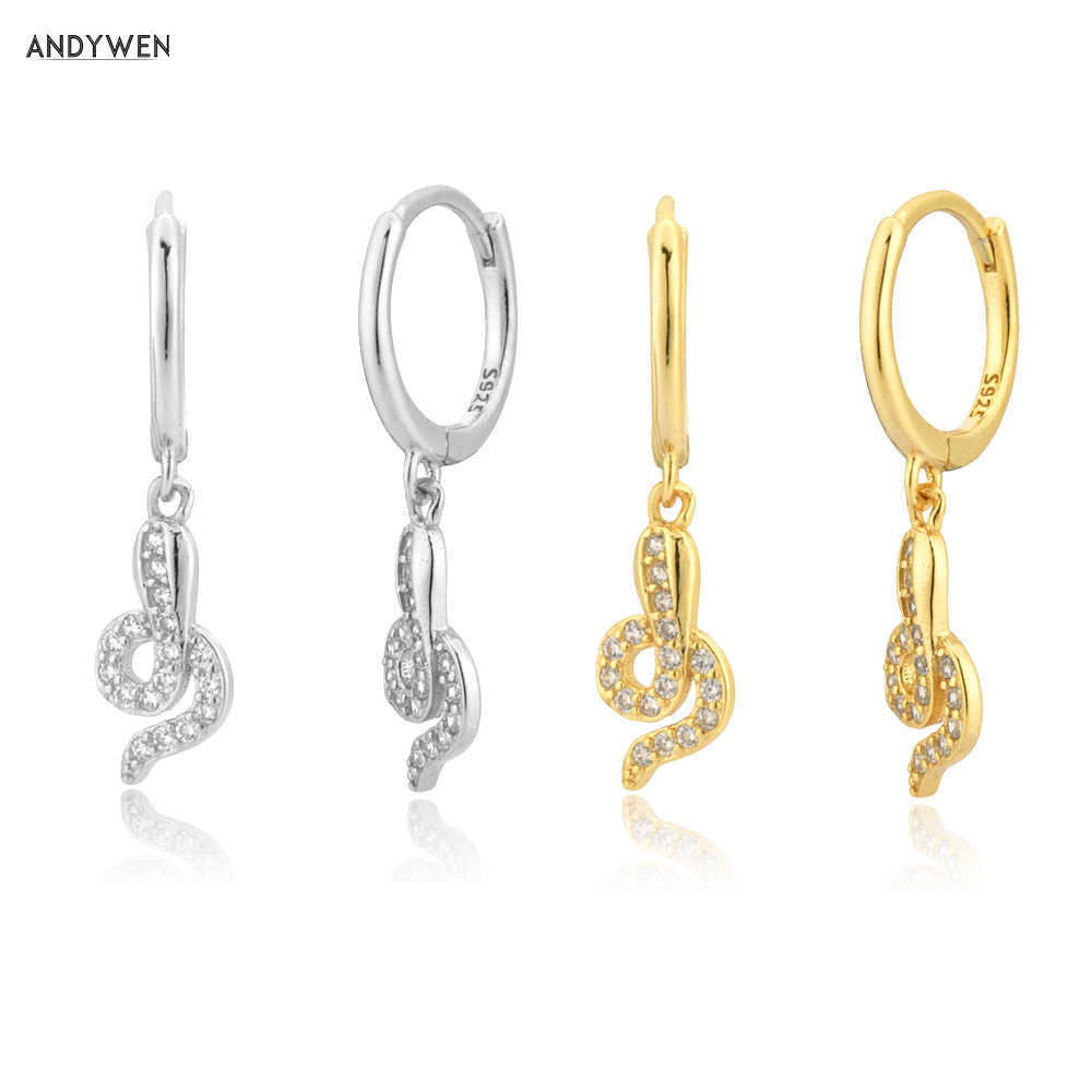 ANDYWEN 925 Sterling Silver Zircon Snake Women Fashion Pendiente Piercing Animal Spain European Jewelry For Friendship Party 210608
ANDYWEN 925 Sterling Silver Zircon Snake Women Fashion Pendiente Piercing Animal Spain European Jewelry For Friendship Party 210608