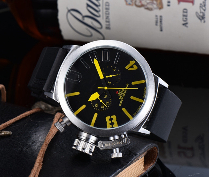 2022 Five stitches Automatic Mechanical Watches Men's Sports Big Boat Silver Black Rubber Classic Round Wristwatches Self Wind U Watch
2022 Five stitches Automatic Mechanical Watches Men's Sports Big Boat Silver Black Rubber Classic Round Wristwatches Self Wind U Watch