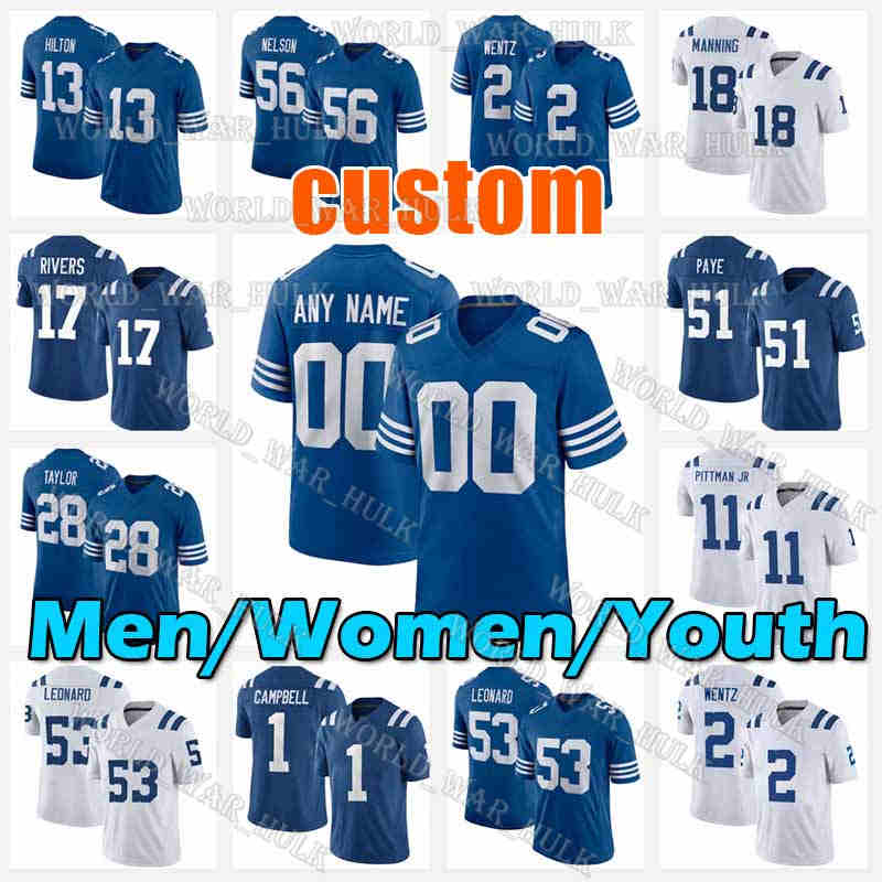 IndianapolisColtsFootball Jersey 2 Carson Wentz 53 Darius Leonard 28 Jonathan Taylor 56 Quenton Nelson 13 T.Y. Hilton 3 Rodrigo Blankenship Will Fries Custom, Men 2021 new custom jersey(xiao ma)
IndianapolisColtsFootball Jersey 2 Carson Wentz 53 Darius Leonard 28 Jonathan Taylor 56 Quenton Nelson 13 T.Y. Hilton 3 Rodrigo Blankenship Will Fries Custom, Men 2021 new custom jersey(xiao ma)