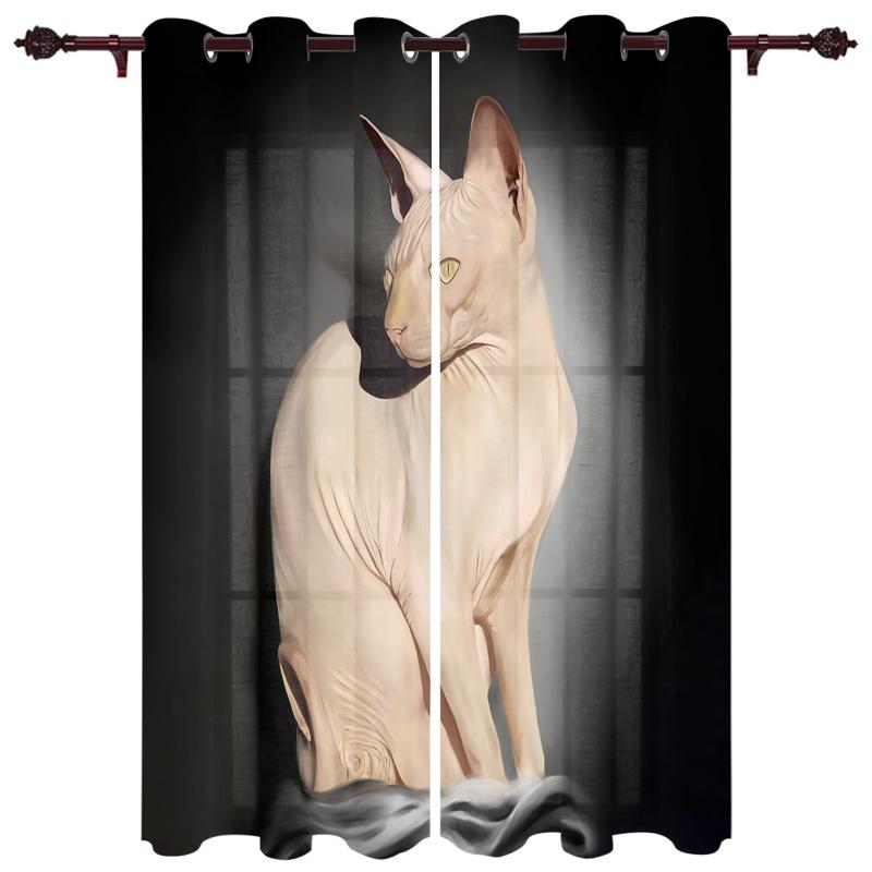 Exquisite Home Luxury Curtains Hairless Cat Sphinx Living Room Dining Bedroom El Translucent Curtain & Drapes
Exquisite Home Luxury Curtains Hairless Cat Sphinx Living Room Dining Bedroom El Translucent Curtain & Drapes