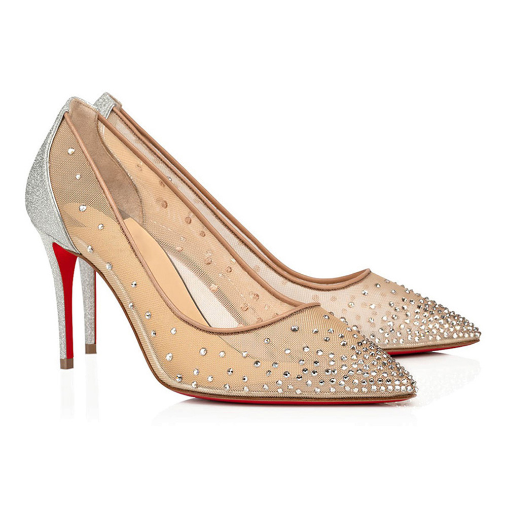 Womens Red Bottom Sandals Pumps Senior Summer Follies Strass 85 mm Paris Lady Timeless Wedding Party Sexy Mesh Leather Pointed Toes Designer High Heels Sandal EU 35-43, #1
Womens Red Bottom Sandals Pumps Senior Summer Follies Strass 85 mm Paris Lady Timeless Wedding Party Sexy Mesh Leather Pointed Toes Designer High Heels Sandal EU 35-43, #1