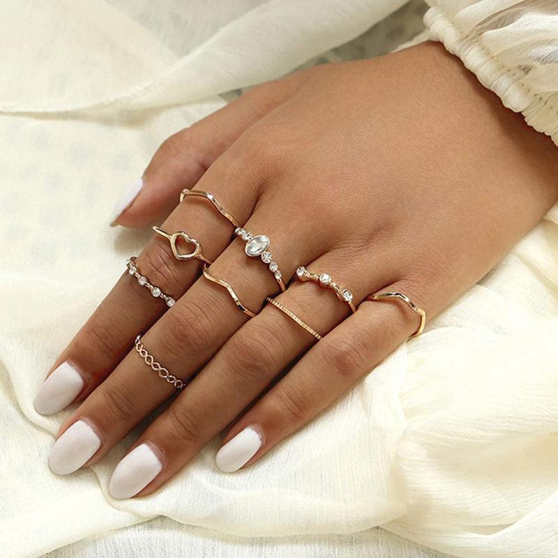 Wedding Rings 9pcs/set Boho Midi Finger Set For Women Punk Elephant Flower Hollow Out Sliver Knuckle Jewelry Gift Ring, Slivery;golden
Wedding Rings 9pcs/set Boho Midi Finger Set For Women Punk Elephant Flower Hollow Out Sliver Knuckle Jewelry Gift Ring, Slivery;golden