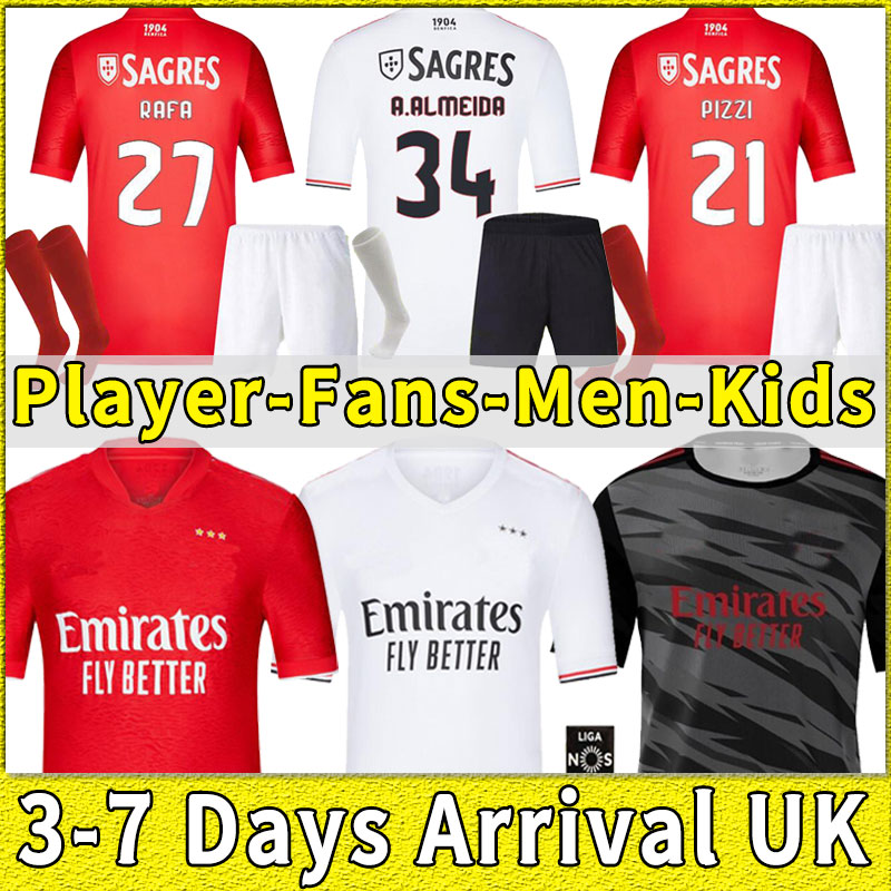 2021 2022 Benfica Soccer Jersey home 21 22 PIZZI RAFA SEFEROVIC WALDSCHMIDT DARWIN Camisola de futebol football shirt men kids kit uniforms player version socks set, Home+patch
2021 2022 Benfica Soccer Jersey home 21 22 PIZZI RAFA SEFEROVIC WALDSCHMIDT DARWIN Camisola de futebol football shirt men kids kit uniforms player version socks set, Home+patch