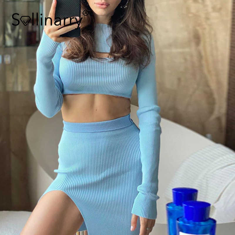 Sollinarry Sexy hollow out long sleeves women dress set summer High street split solid two piece sets slim fashion suit 210709, Blue
Sollinarry Sexy hollow out long sleeves women dress set summer High street split solid two piece sets slim fashion suit 210709, Blue