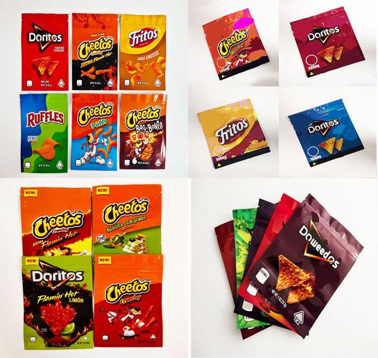 Packaging bags reselable Potato chips medibles sealer baggie 600mg cheetos ruffles fritos DORITOS maylar resealable edibles Crawlers Bag Package sdfa
Packaging bags reselable Potato chips medibles sealer baggie 600mg cheetos ruffles fritos DORITOS maylar resealable edibles Crawlers Bag Package sdfa