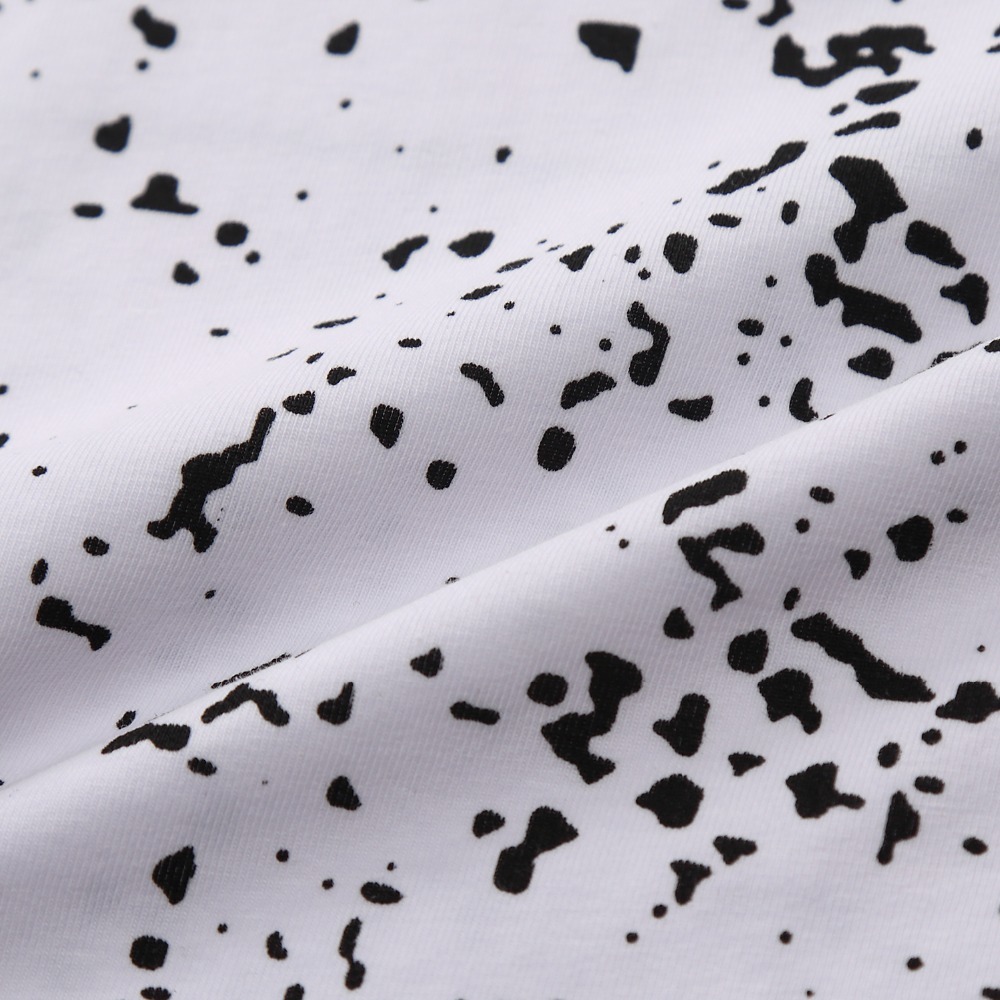 Arrival Men T-shirt Men's Short Sleeve Tee Full Polka Dot Printing V-neck T Shirt Cotton Flexible Tops Plus Size Tshirt Male 210518