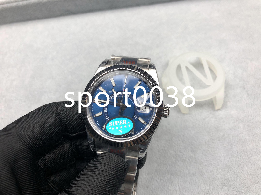 Factory ST9 Steel Mens Watches Blue GMT Automatic Movement Small Dial Sapphire Calendar 42mm Watch Stainless Sky Dweller 326934 Skyd, No send watch for shipping
Factory ST9 Steel Mens Watches Blue GMT Automatic Movement Small Dial Sapphire Calendar 42mm Watch Stainless Sky Dweller 326934 Skyd, No send watch for shipping