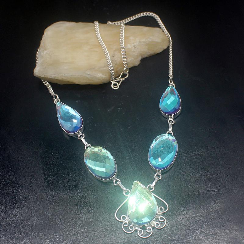 Pendant Necklaces Hermosa Jewelry Amazing Mystical Topazz Silver Color Women Ladies Gifts Necklace Chain 48cm 20213380
Pendant Necklaces Hermosa Jewelry Amazing Mystical Topazz Silver Color Women Ladies Gifts Necklace Chain 48cm 20213380