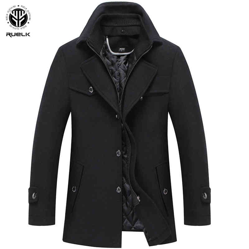 autumn et winter fashion long overcoat wool men solid color double collar thickened lapel woolen coat, Black;brown
autumn et winter fashion long overcoat wool men solid color double collar thickened lapel woolen coat, Black;brown