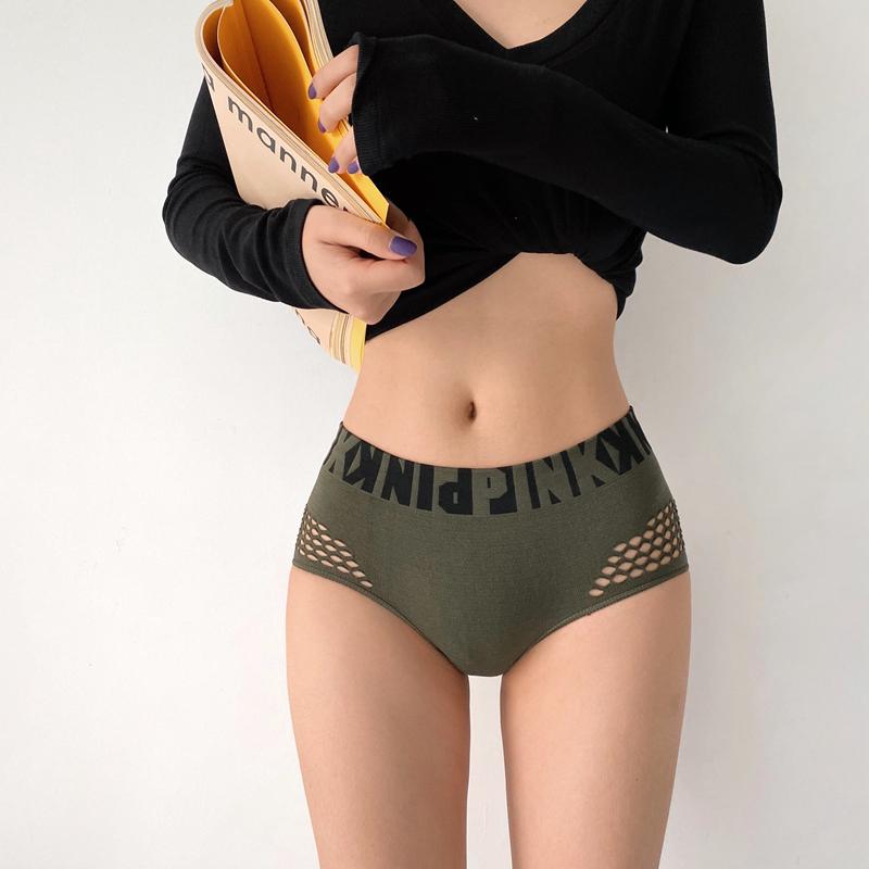 Women's Panties HUI GUAN Sporty Sexy Hollow Out Underpants Comfort Seamless Thong Mid-waist Underwear Letter Cotton Breifs Tanga, Black
Women's Panties HUI GUAN Sporty Sexy Hollow Out Underpants Comfort Seamless Thong Mid-waist Underwear Letter Cotton Breifs Tanga, Black