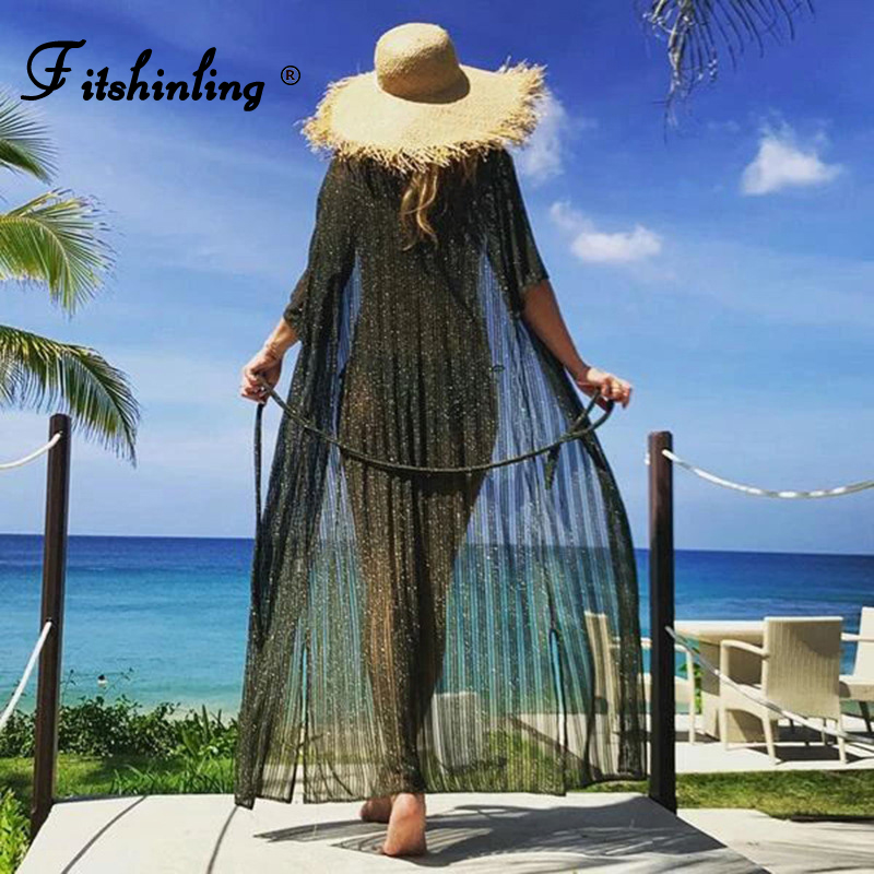Fitshinling Transparent Beach Swimsuit Bikini Cover Up Womens Swimwear 2021 Outings Sexy Hot Summer Long Cardigan With Sashes
Fitshinling Transparent Beach Swimsuit Bikini Cover Up Womens Swimwear 2021 Outings Sexy Hot Summer Long Cardigan With Sashes