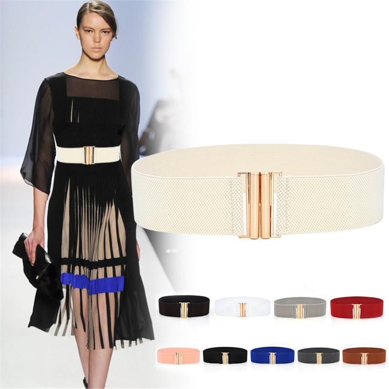 25# Fashion Lady Wide Belts Matching Dress Ladies Waist Elastic Leather Belt Decoration Casual, Black;brown
25# Fashion Lady Wide Belts Matching Dress Ladies Waist Elastic Leather Belt Decoration Casual, Black;brown