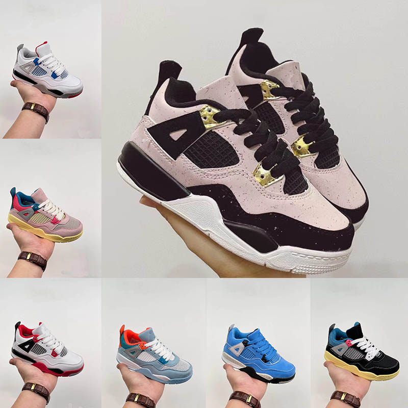 Kids Girls Designer Basketball Shoes Jumpman 4 Military Black Cat 4s Off Childrens White Sail IV Travis Scott University Blue Manila Wild Trainers Sports Sneakers, A5
Kids Girls Designer Basketball Shoes Jumpman 4 Military Black Cat 4s Off Childrens White Sail IV Travis Scott University Blue Manila Wild Trainers Sports Sneakers, A5
