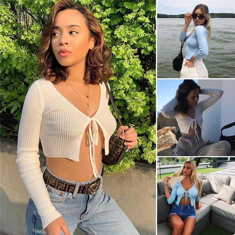 Women Sexy Open Chest Womens Sweaters Bow Lace Up Long Sleeve Knitted Crop Tops Outwear Fall T Shirt Exposed Navel, White;black
Women Sexy Open Chest Womens Sweaters Bow Lace Up Long Sleeve Knitted Crop Tops Outwear Fall T Shirt Exposed Navel, White;black