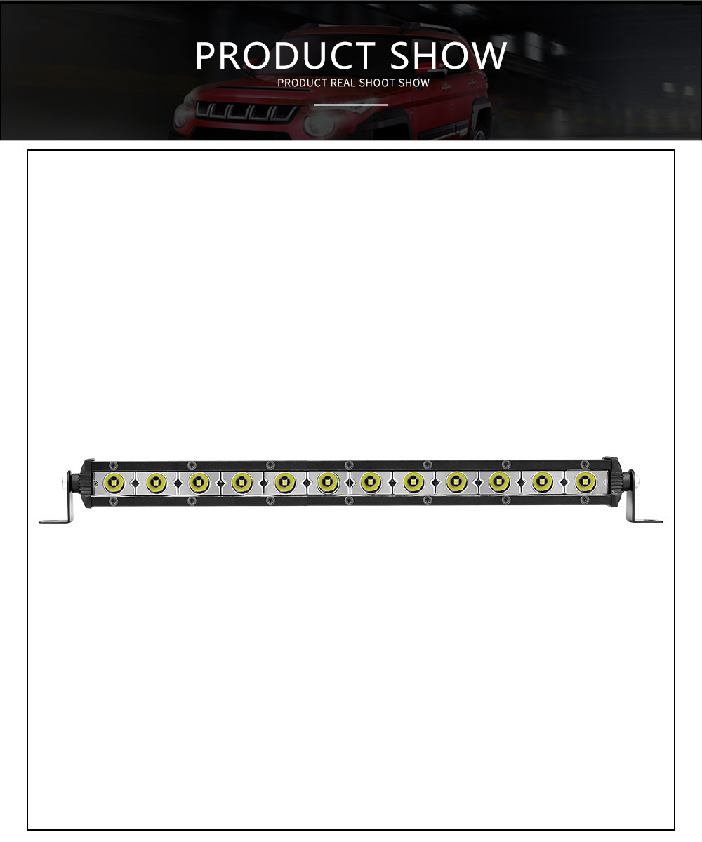 1pc Car LED Lights Work Bar Working Lamp Driving Fog Offroad SUV 4WD high quality 6LED Auto Boat Truck Emergency Light accessories