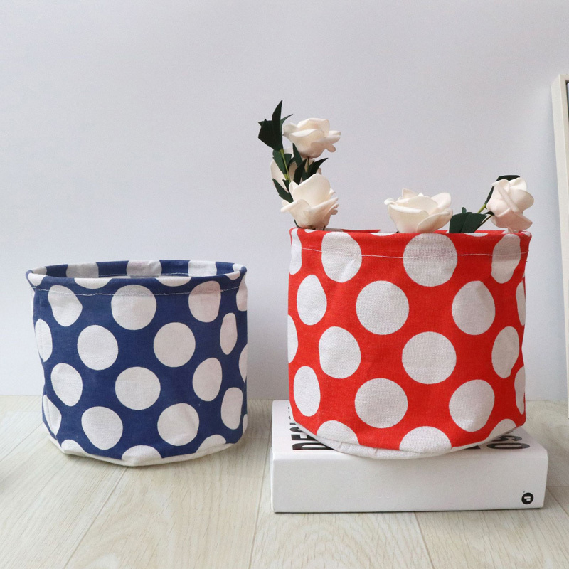 small Laundry Basket For Toy Cartoon Storage Barrel Dirty Clothes Sundries Household Organizers Storage Basket folding bag