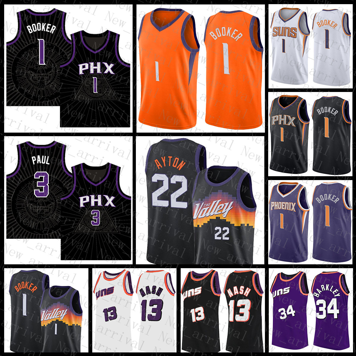 2021 New PhoenixSunsNew Devin 1 Booker Basketball Jersey Chris 3 Paul Mens Steve 13 Nash Youth Kids Charles 34 Barkley DeAndre 2, Black;red
2021 New PhoenixSunsNew Devin 1 Booker Basketball Jersey Chris 3 Paul Mens Steve 13 Nash Youth Kids Charles 34 Barkley DeAndre 2, Black;red