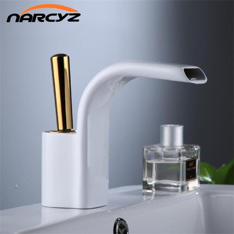 Bathroom Sink Faucets Basin Faucet And Cold Brass Toilet Waterfall Washbasin Mixed Black White Gold W3031
Bathroom Sink Faucets Basin Faucet And Cold Brass Toilet Waterfall Washbasin Mixed Black White Gold W3031